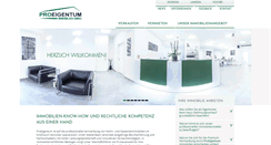 Desktop Screenshot of proeigentum.de